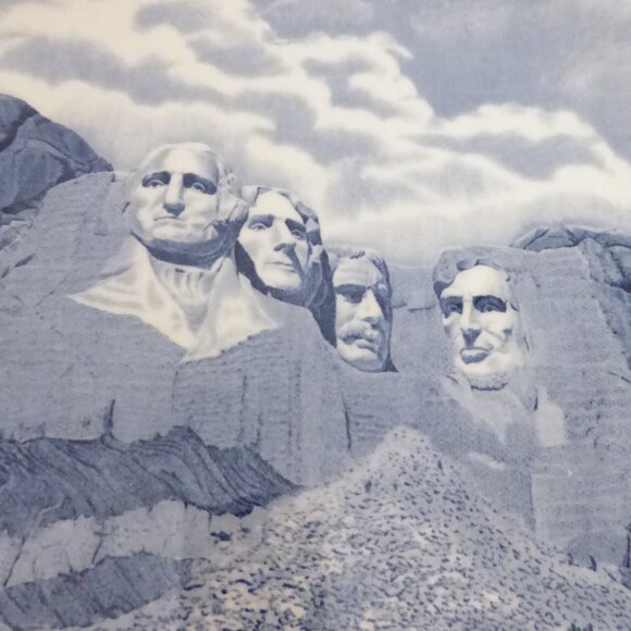 VINTAGE 11” MOUNT RUSHMORE NATIONAL JOHNSON BROS. ENGLAND COLLECTORS PLATE - Picture 9 of 11